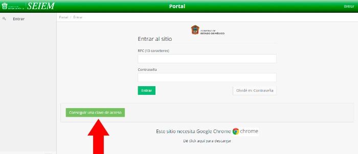 Mi Portal SEIEM no tengo